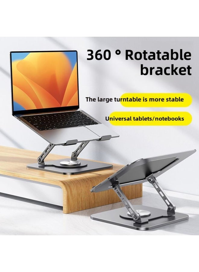 [Special Grade Carbon Steel] Computer Bracket Notebook Bracket Flat Aluminum Alloy Suspension Lifting Folding Elevated-Color:Upgraded Model [carbon Steel Material]