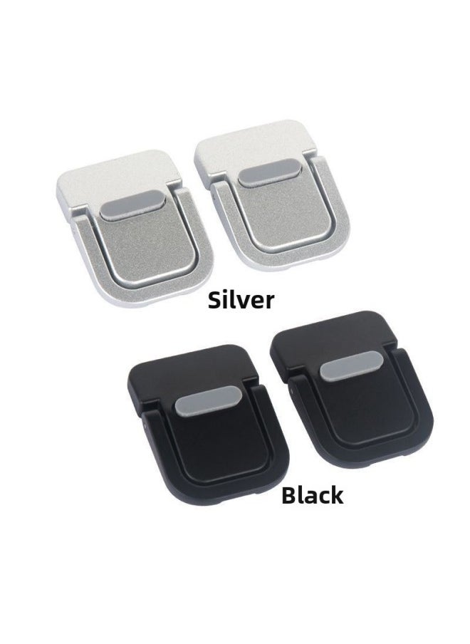 Laptop Stand Multi-level Folding Portable Base Heat Pad High Bracket Aluminum Alloy Desktop Stable Computer Stand-Color:18inch Gray