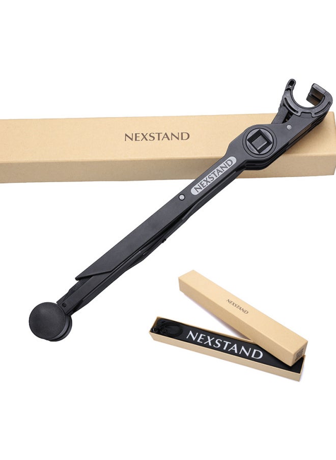 NEXSTAND K2 Laptop Stand Lifting Folding Portable Desktop Computer Stand Original Supply-Color:Wise Black-with Chinese Instructions