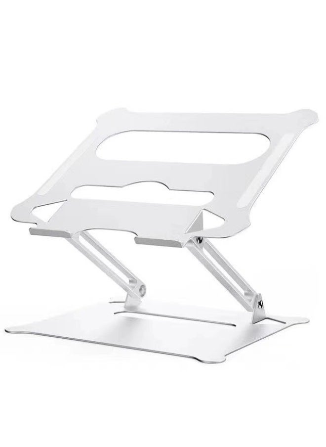 Aluminum Alloy Tablet PC Stand Desktop Lifting Height Laptop Cooling Bracket Wholesale-Color:Silver Trumpet (for Tablet)