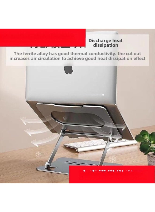 Laptop Convenient Foldable Multifunctional Heat Dissipation Laptop Tablet Alloy Bracket Free Shipping-Color:Note: Our Store's Rated Kilogram Wrench Is Assembled And Weighed Stably Without Sinking