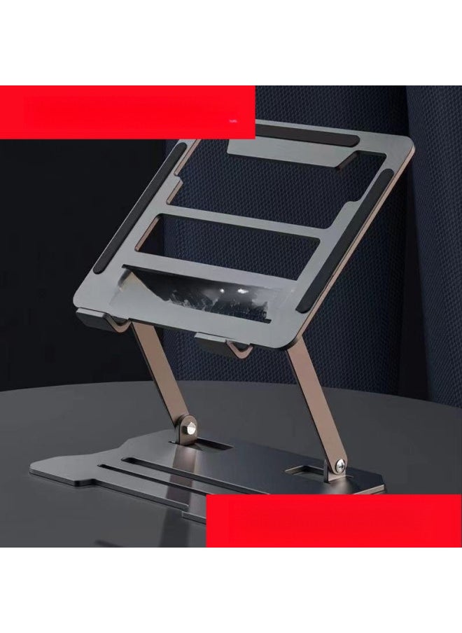 Laptop Convenient Foldable Multifunctional Heat Dissipation Laptop Tablet Alloy Bracket Free Shipping-Color:Note: Our Store's Rated Kilogram Wrench Is Assembled And Weighed Stably Without Sinking