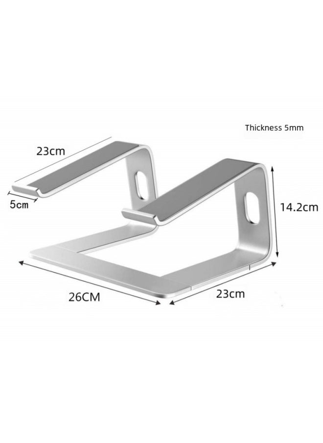 Notebook Stand Macbook Desktop Heightening Hollow Heat Dissipation Base Lifting Computer Stand M-type Wrist Support-Color:MD-5 Notebook Bracket: Black