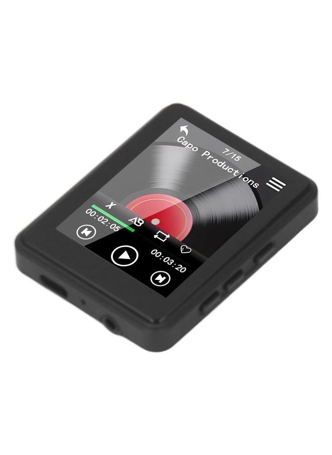 MP3 MP4 Player 2.4 Inch Full Touch Screen HiFi Stereo Sound Built in HD Speakers FM Radio Recording Electric Books Digital Music Player Without Memory Card
