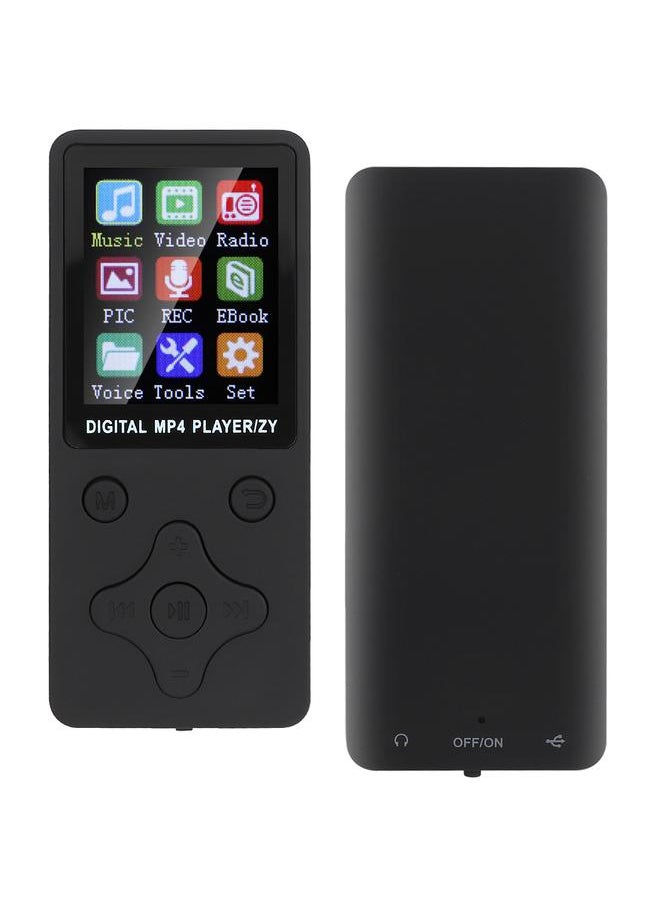 T1 Music MP3 MP4 Player 8G Bluetooth Support 32G Memory Card Rhombus Buttons Black
