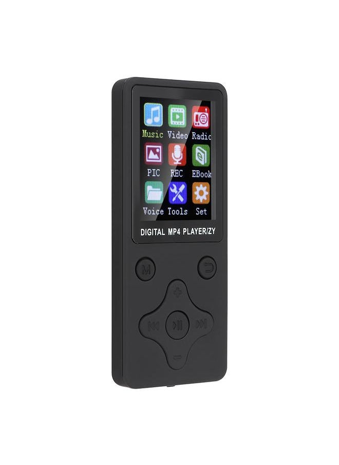 T1 Music MP3 MP4 Player 8G Bluetooth Support 32G Memory Card Rhombus Buttons Black