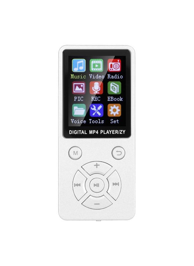 T1 Music MP3 Player Bluetooth Support 32G Memory EightDiagram Tactics Buttons White