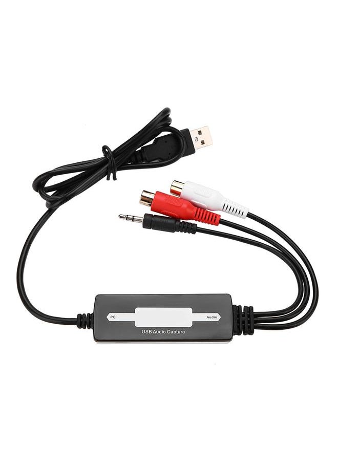 USB Audio Capture Recorder Card Converts Turntables Cassettes to MP3/WAV