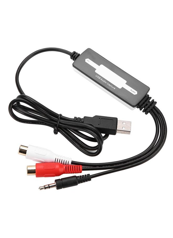 USB Audio Capture Recorder Card Converts Turntables Cassettes to MP3/WAV