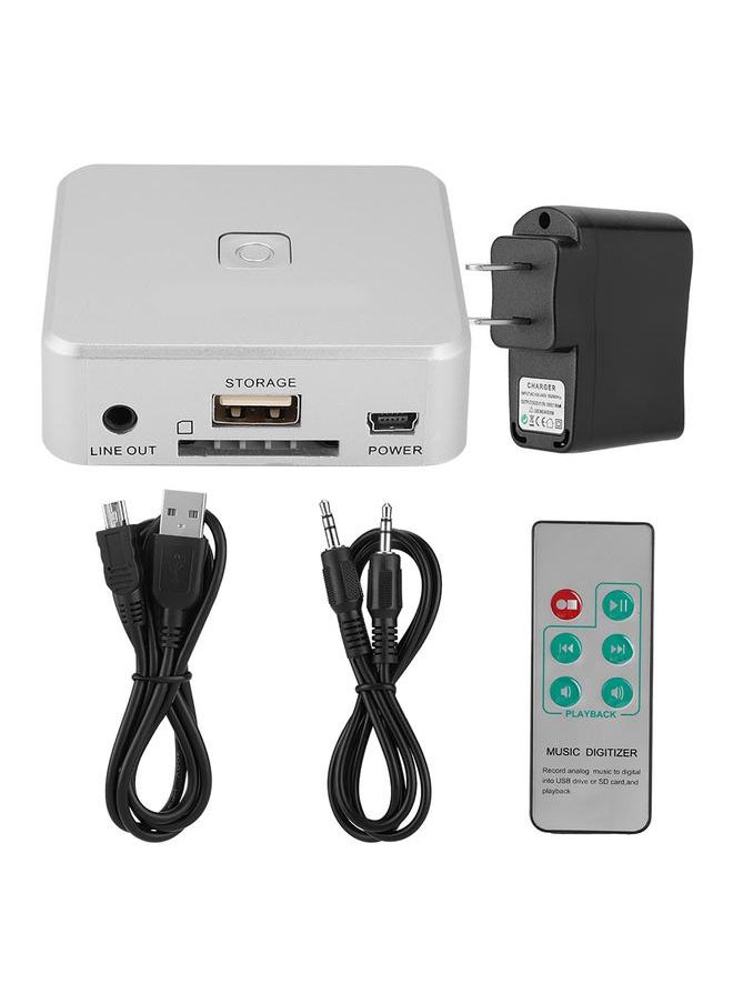 USB Audio Capture Card Music Digitizer HD Music Player Recorder L/R 3.5