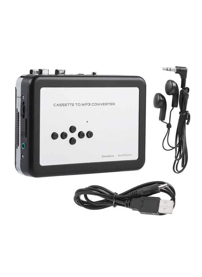 Cassette to MP3 Converter Recorder MP3 CD Tape Converter Capture Digital Music Player TF Card