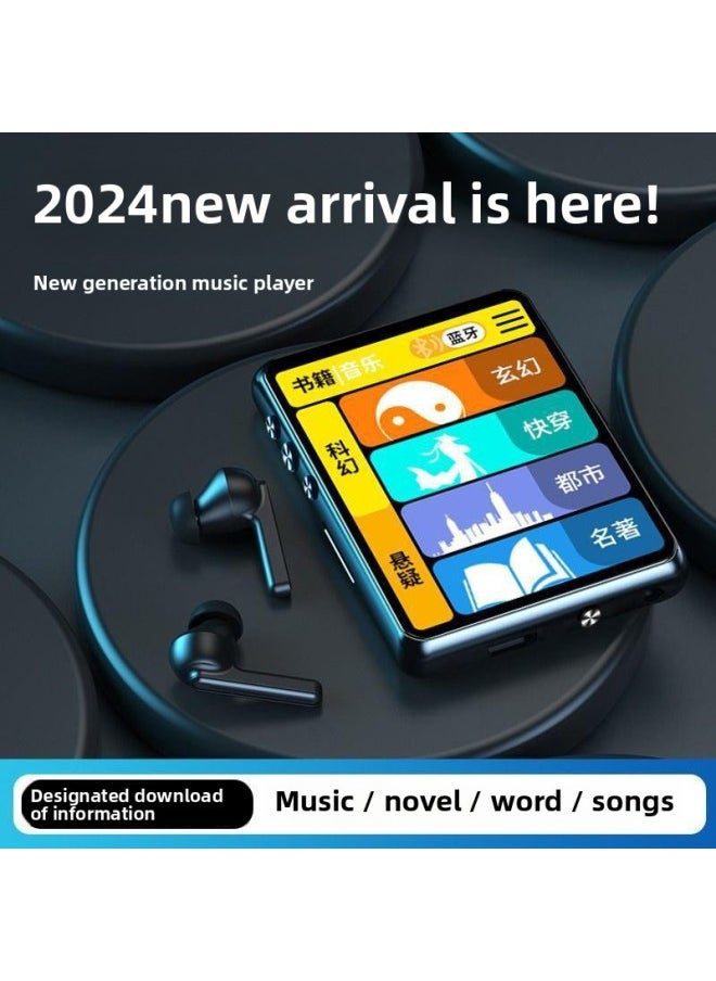 Quick Fun Bluetooth Mp3 Walkman Reading Novel Mp4 High School Students E-Book Reading Listening To Song P3-Body Color:2.2inch Touch Screen [bluetooth 5.3/comes With Wired Headphones/protective Case/otg/send-Memory Capacity:16g [help More Than 400 Types Of List Songs + More Than 800 Types Of Books With Small Popularity
