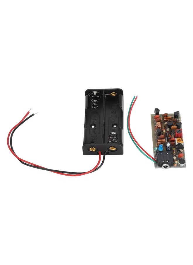 FM Transmitter Board Kit Adjustable Volume Wireless Microphone Transmitter Module Kit for DIY Campus Broadcast