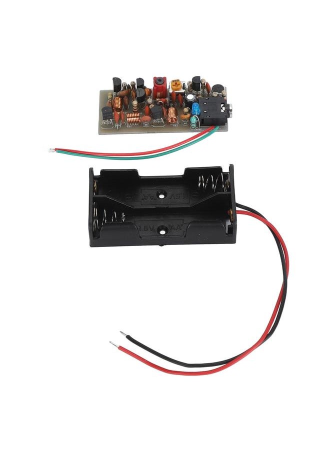 FM Transmitter Board Kit Adjustable Volume Wireless Microphone Transmitter Module Kit for DIY Campus Broadcast