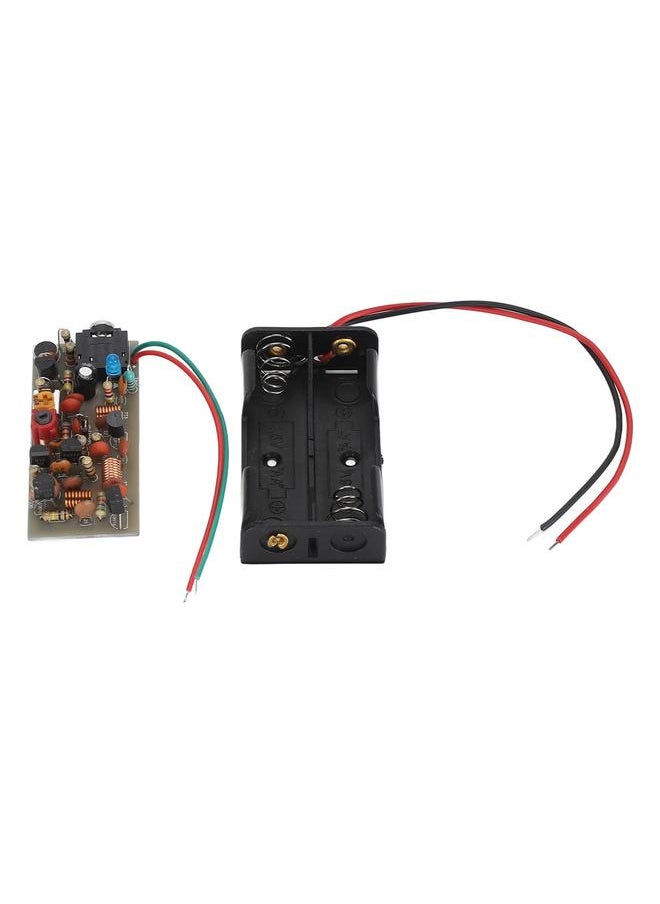 FM Transmitter Board Kit Adjustable Volume Wireless Microphone Transmitter Module Kit for DIY Campus Broadcast
