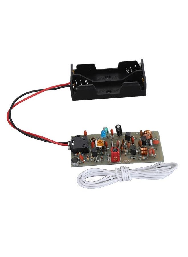 FM Transmitter Module Kit Adjustable Wireless Microphone Board Frequency PCB Board for Electronic Information Engineering