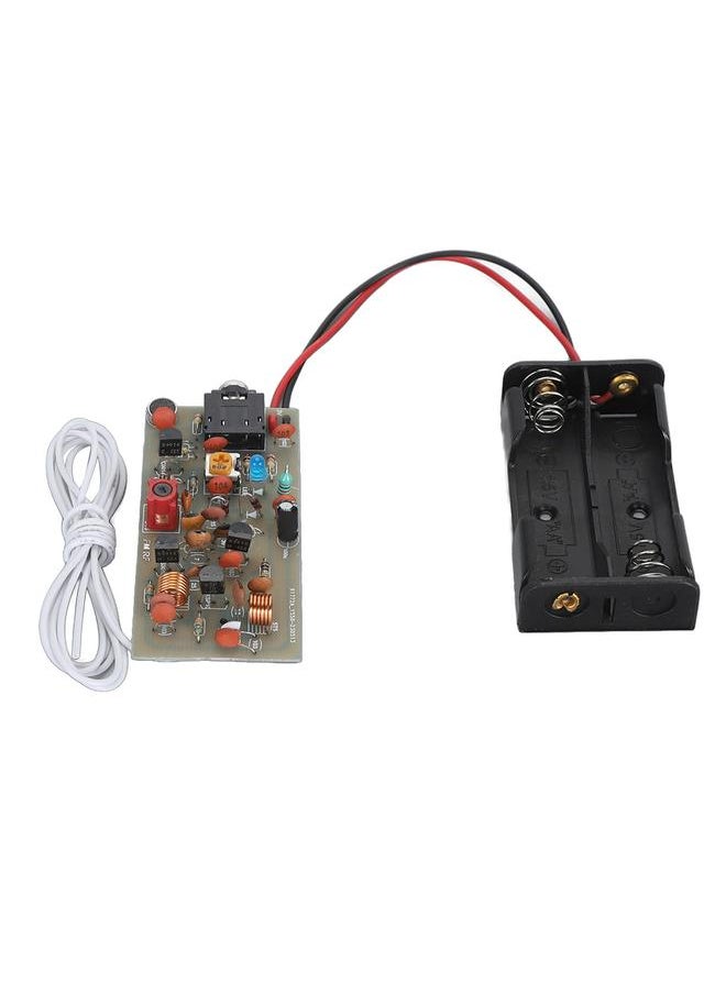 FM Transmitter Module Kit Adjustable Wireless Microphone Board Frequency PCB Board for Electronic Information Engineering