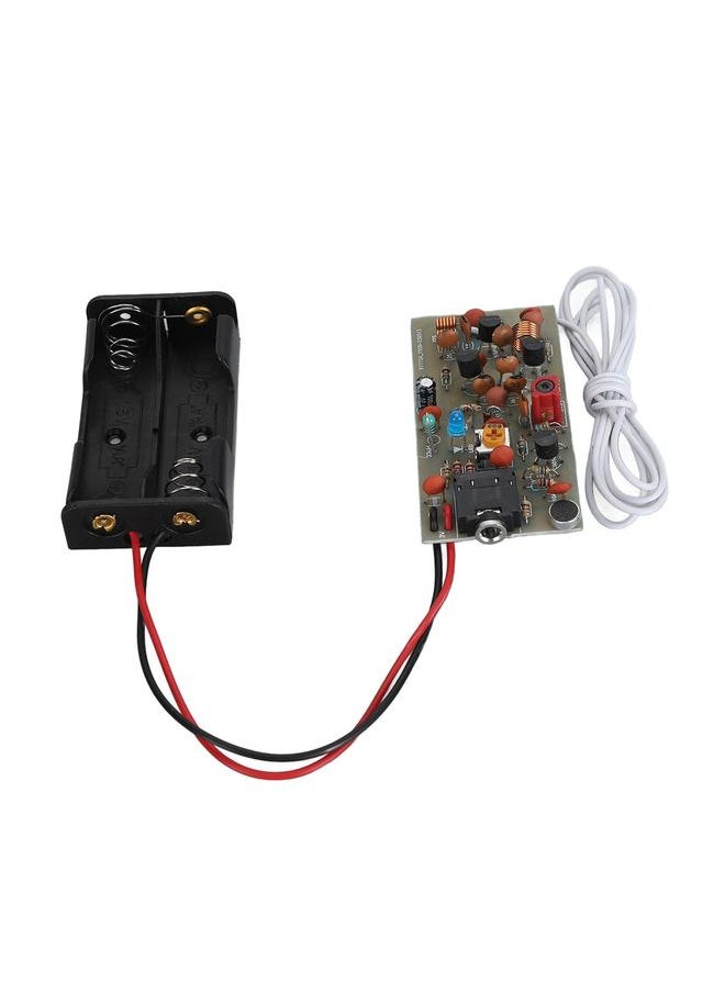 FM Transmitter Module Kit Adjustable Wireless Microphone Board Frequency PCB Board for Electronic Information Engineering