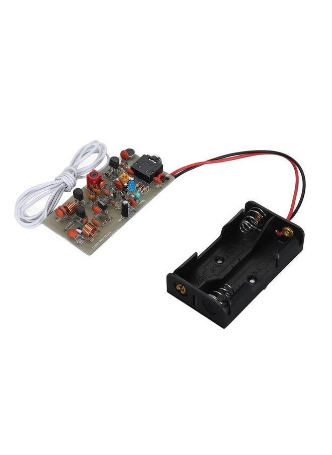 FM Transmitter Module Kit Adjustable Wireless Microphone Board Frequency PCB Board for Electronic Information Engineering