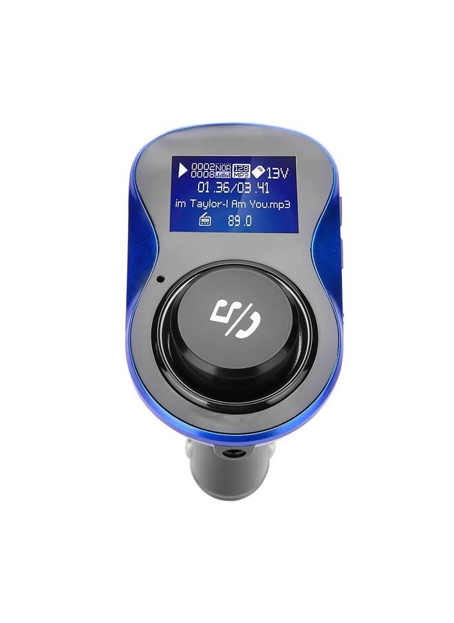 Wireless In-Car Bluetooth Transmitter Radio Adapter Car Kit Dual USB Charger