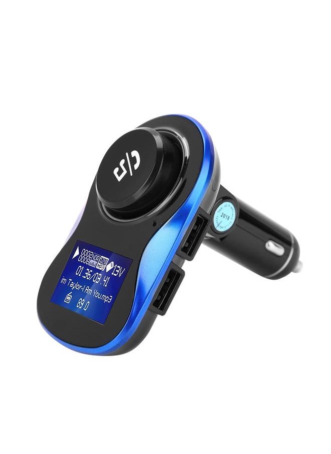 Wireless In-Car Bluetooth Transmitter Radio Adapter Car Kit Dual USB Charger