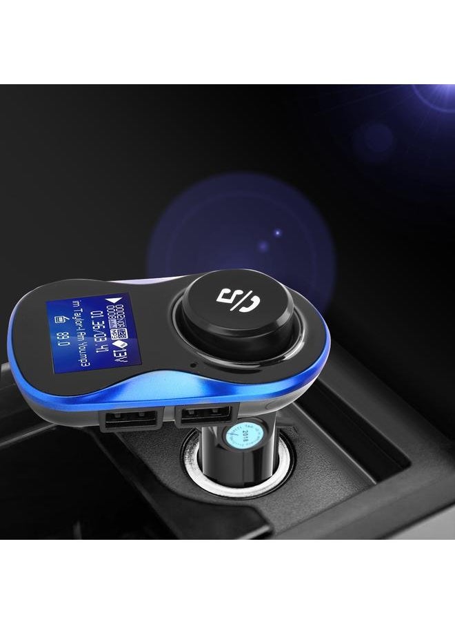 Wireless In-Car Bluetooth Transmitter Radio Adapter Car Kit Dual USB Charger