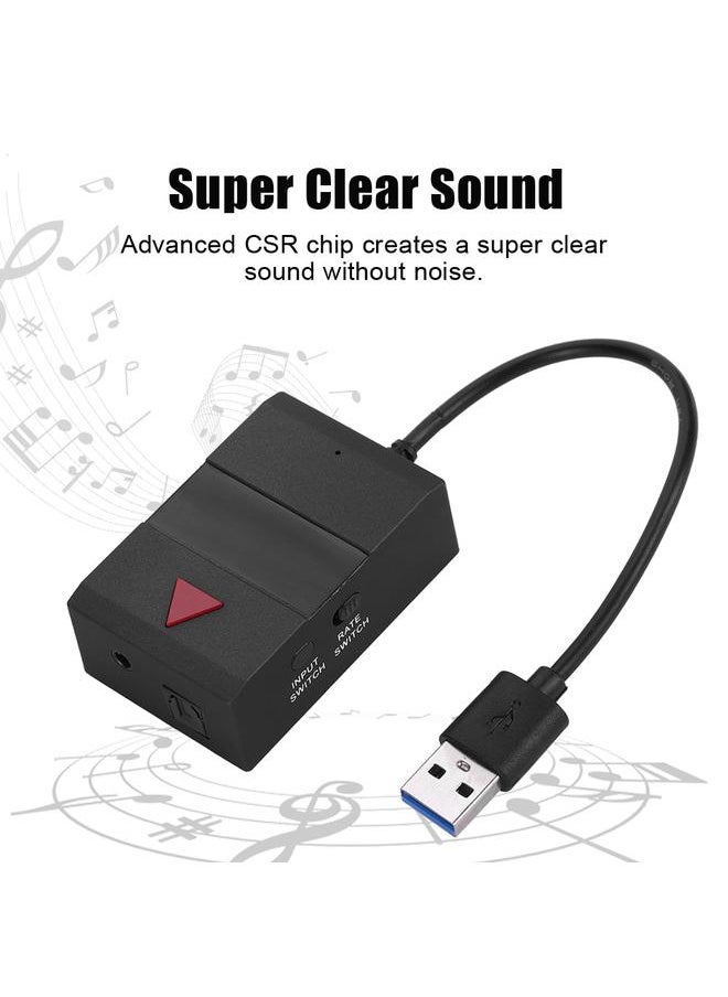 1-for-2 Bluetooth Audio Transmitter 10m Wirless Distance Wireless Music Transmitter