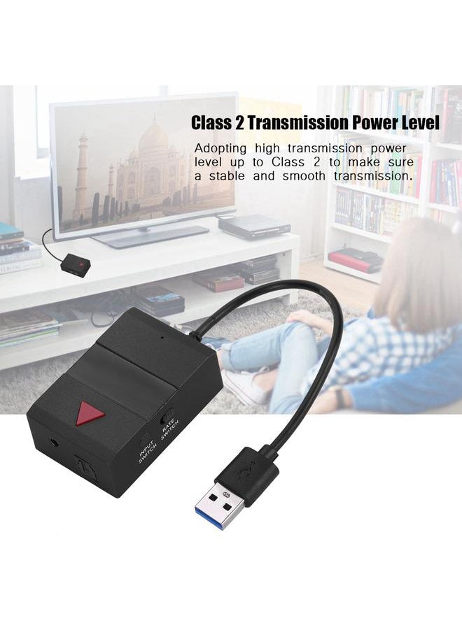 1-for-2 Bluetooth Audio Transmitter 10m Wirless Distance Wireless Music Transmitter