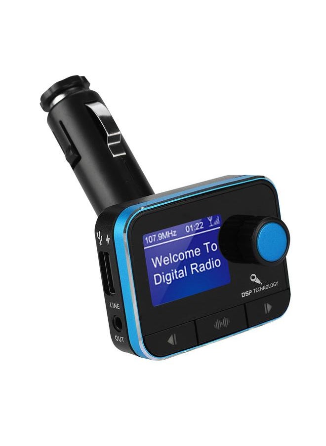 DAB / DAB+ Receiver FM Transmitter Car Bluetooth Player Support U Disk TF Card