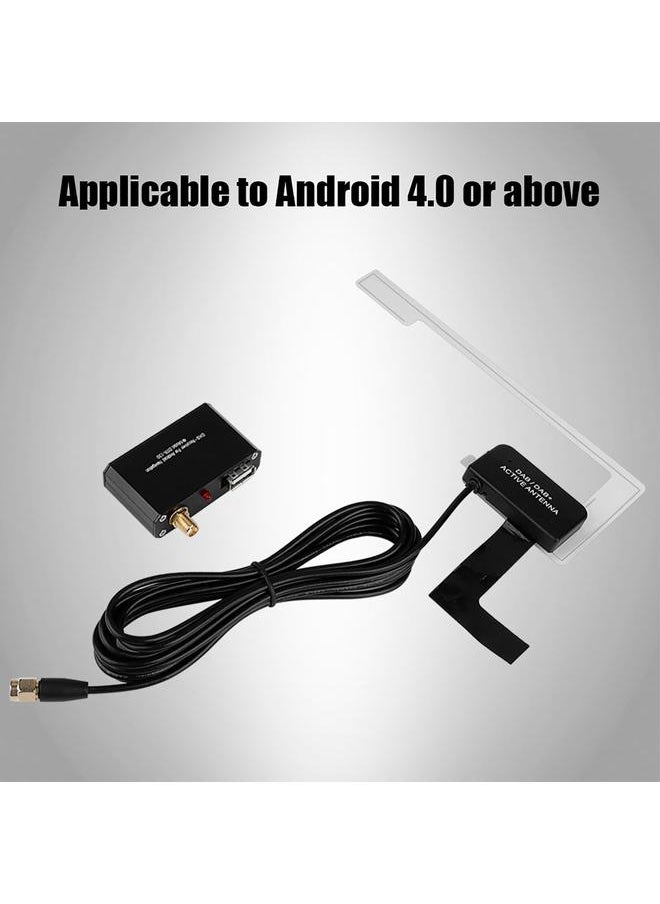 Bluetooth DAB/DAB+ Band Car Digital Broadcast Radio Receiver Box for Android APP Control