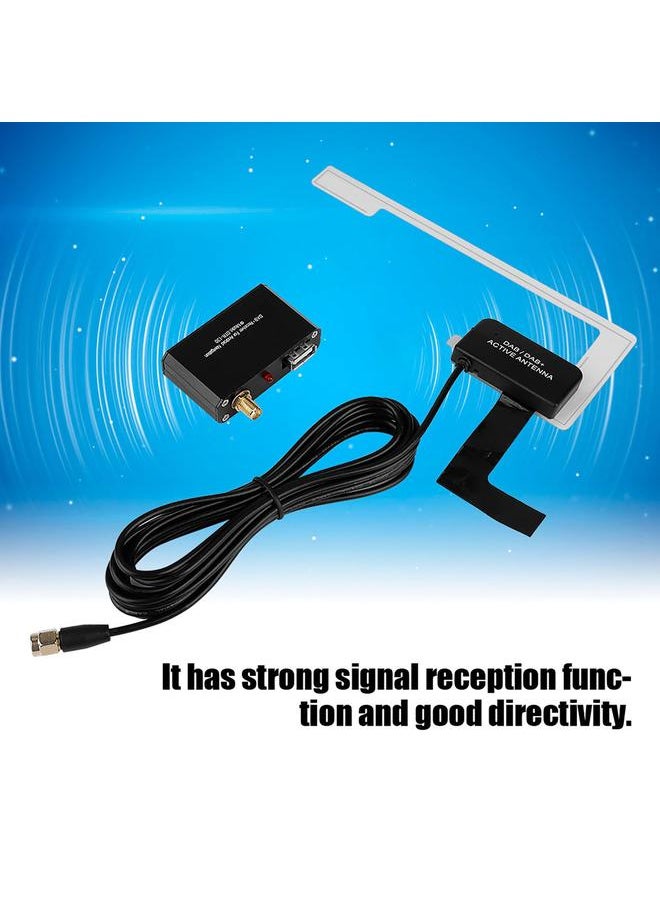 Bluetooth DAB/DAB+ Band Car Digital Broadcast Radio Receiver Box for Android APP Control