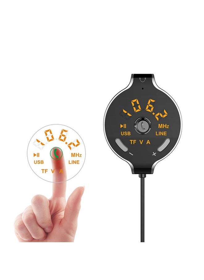 Q8S Wireless Handsfree BT FM Transmitter MP3 Player Car Kit 2 USB Chargers