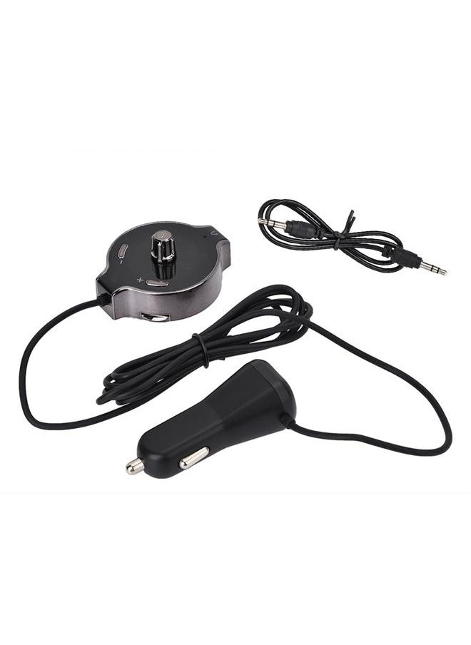 Q8S Wireless Handsfree BT FM Transmitter MP3 Player Car Kit 2 USB Chargers