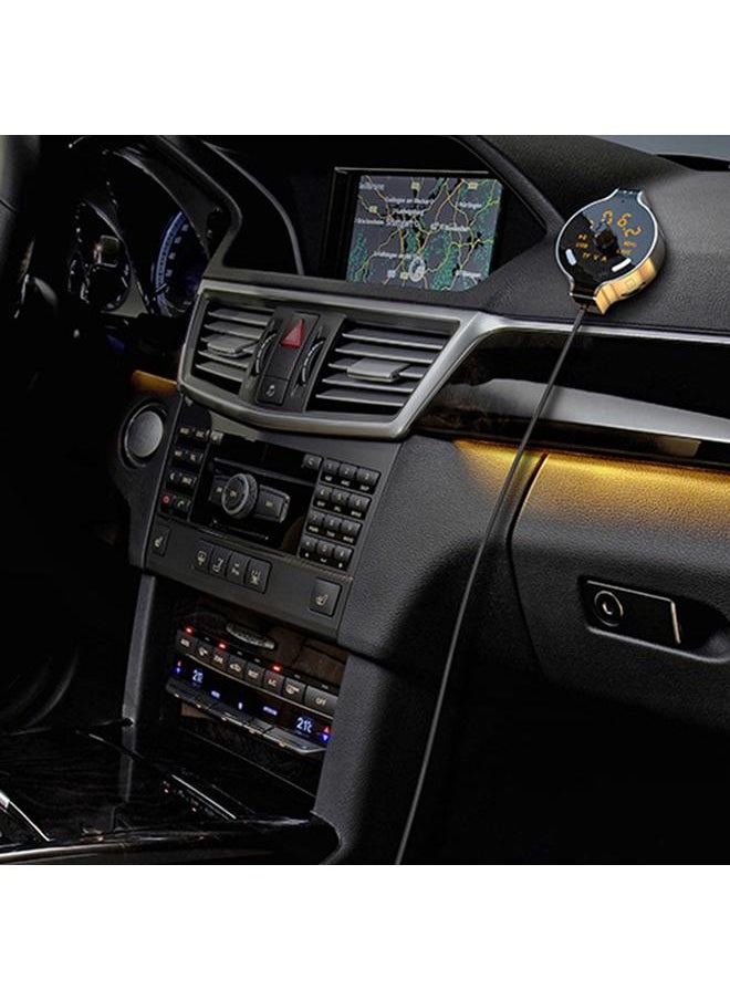 Q8S Wireless Handsfree BT FM Transmitter MP3 Player Car Kit 2 USB Chargers