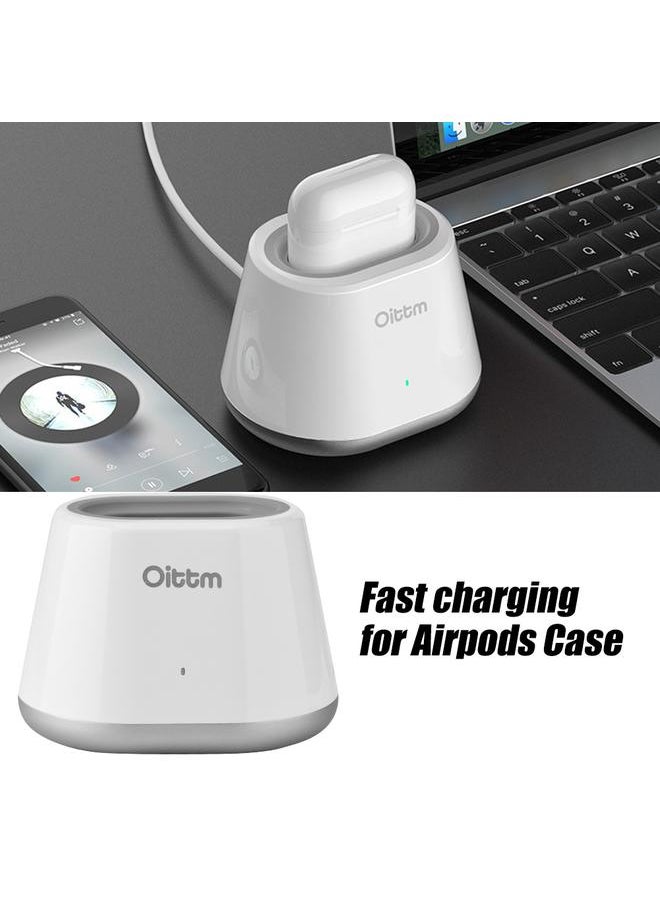 Oittm USB Charging Dock Station for AirPods Case Apple TV Controller