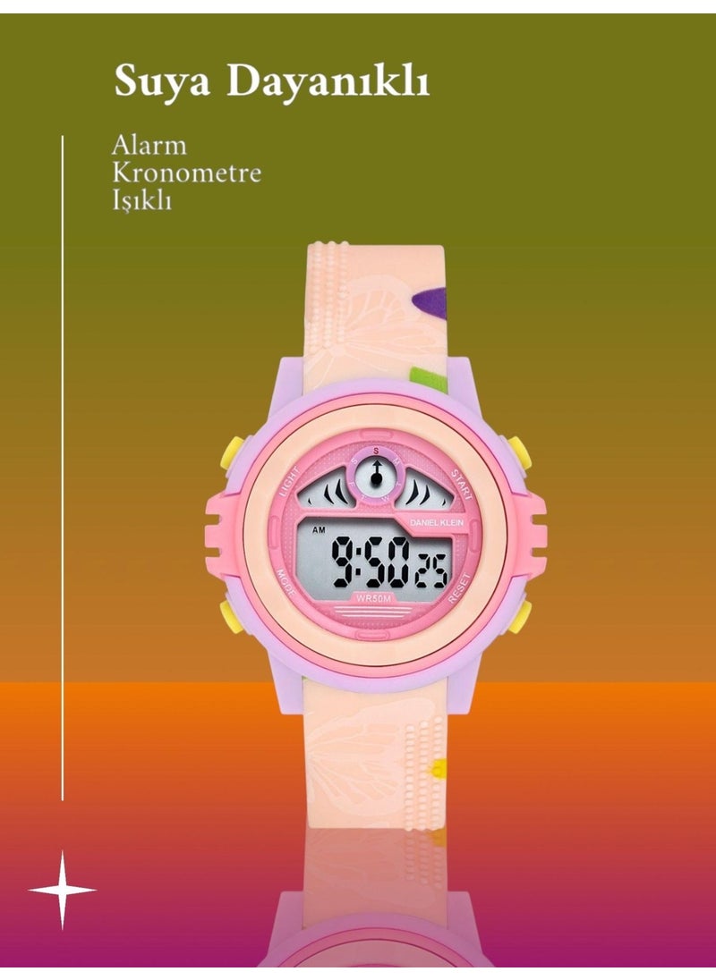 Digital New Season Alarm-Stopwatch-Lighting Featured Children's Wristwatch DK.DJT.1006