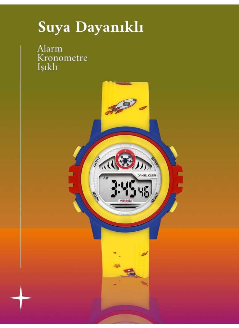 Digital New Season Alarm-Stopwatch-Lighting Featured Children's Wristwatch DK.DJT.1001