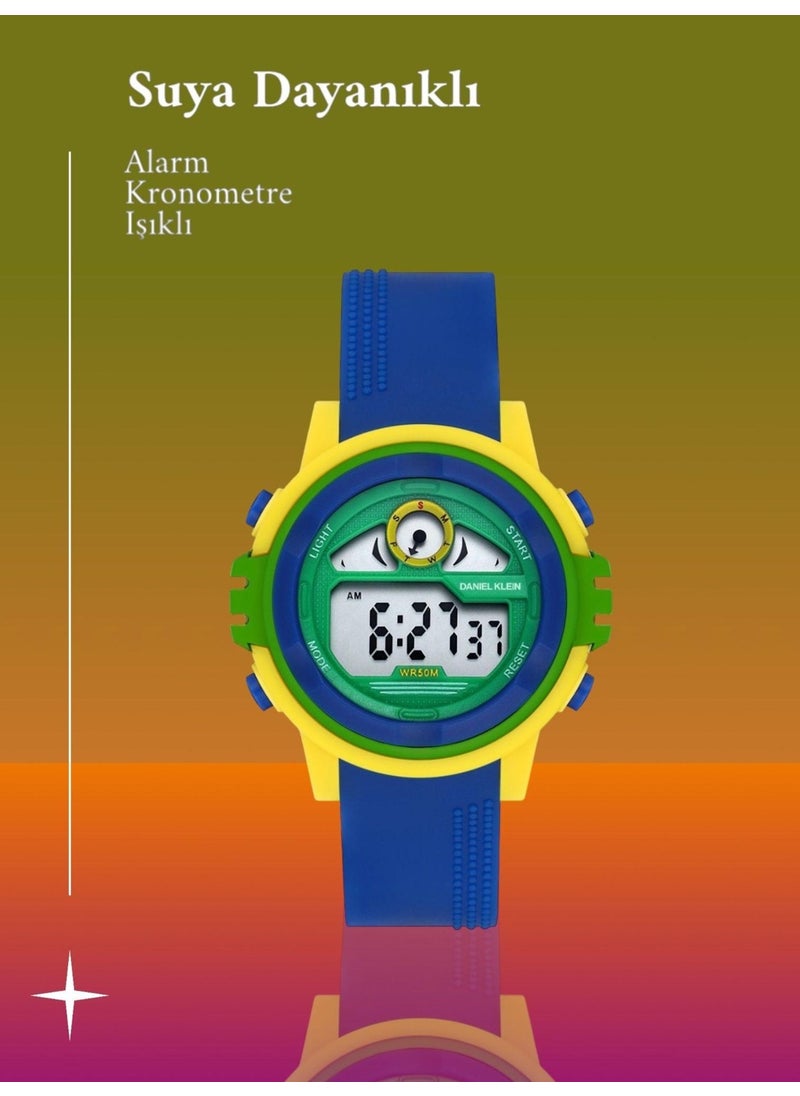 Digital New Season Alarm-Stopwatch-Lighting Featured Children's Wristwatch DK.DJT.1004