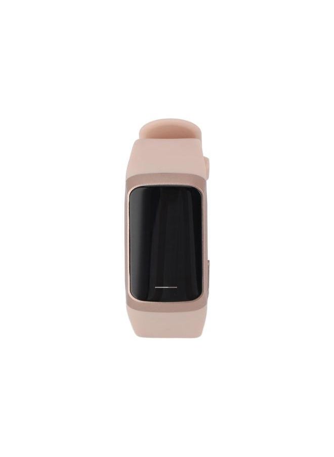 Smart Band Silicone HD Color Touchscreen Temperature Sleep Monitoring Multiple Sports Modes Waterproof Fitness Watch for Men and Women Rose Gold