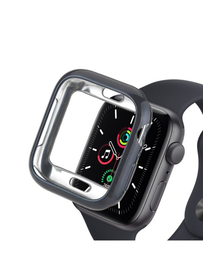 AppleWatch10 Generation Apple Case TPU Square Hole Hollow Protective Shell IwatchSE98765 Soft Case-Color:Red-Exterior Dimension:44mm