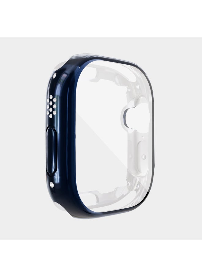 For Apple Watch 8 Generation Smart Watch Case Iwatch8 Ultra 49MM Protective Cover-Color:Midnight Blue-Exterior Dimension:42mm（S10）