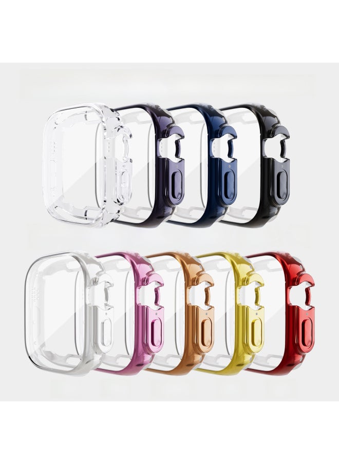 For Apple Watch 8 Generation Smart Watch Case Iwatch8 Ultra 49MM Protective Cover-Color:Pink-Exterior Dimension:42mm(1/2/3 Universal)