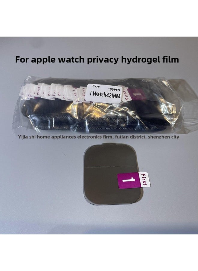 For Apple IWatch8 Apple Watch 10/9/7/6/5/hydraulic Film Ultra Protective Film TPU Soft Film-Color: + Cowhide Sheet Packaging-Dimensions: Iwatchs9/s7/s8 Universal Single Size 10 Shots, Scattered Shots Do Not Ship