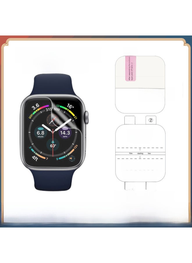 Watch Tpu Ultra49mm7/6se Curved Screen Protector Film Compatible Watch Digital Computer Accessories-Color:Full Adsorption Positioning (6 Pieces)-Dimensions:iwatch-41mm(7/8/9 Generation)