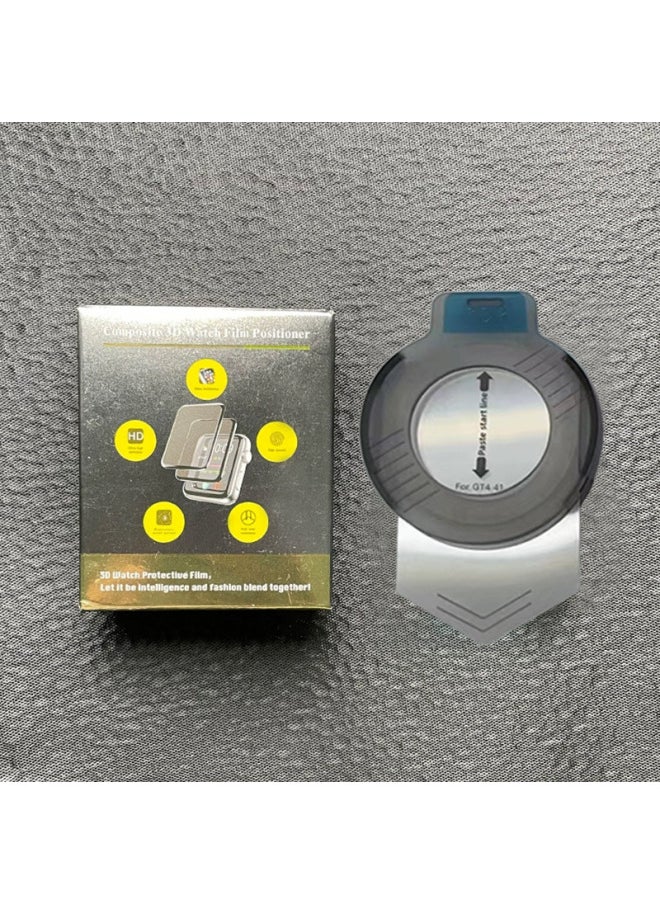 Huawei GT4 Watch Film Tempered Film Sticker Film Artifact Applicable Iwatch49mm Film Watch Film Dust-Free Warehouse Seconds Sticker-Color:Dust-free Warehouse Watch Film (with Packaging)-Size:GT4 41mm