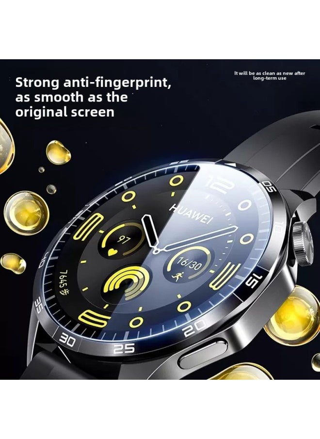 Huawei GT4 Watch Film Tempered Film Sticker Film Artifact Applicable Iwatch49mm Film Watch Film Dust-Free Warehouse Seconds Sticker-Color:Dust-free Warehouse Watch Film (with Packaging)-Size:GT4 41mm