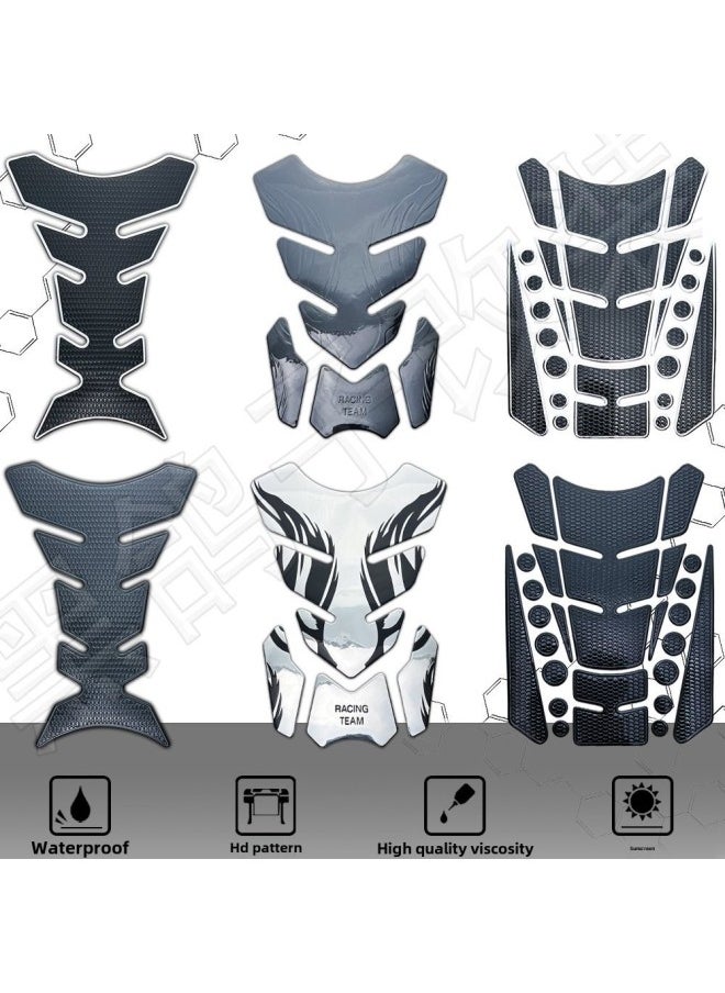 Suitable For Ktm Suzuki Honda Yamaha Motorcycle Stereo Waterproof Fuel Tank Sticker Decorative Fuel Tank Fish Bone Decal-Color:Aprilia 2 3m Non-adhesive Waterproof Non-slipvv-Size:Default Itemvv