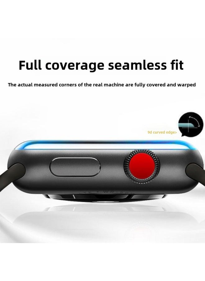 For Apple Watch Hydrated Film Full Screen Cover Applewatch9 Protective Film Apple Iwatch7810se-Color:Hydrogel Film (10 Pieces)-Dimensions:49mm