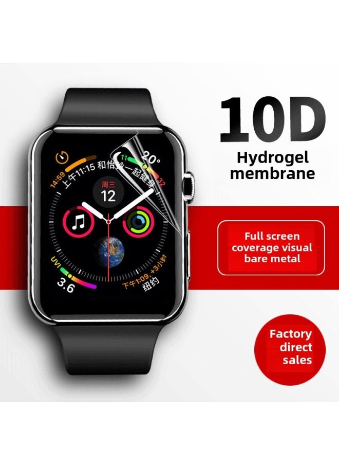 For Apple Watch Hydrated Film Full Screen Cover Applewatch9 Protective Film Apple Iwatch7810se-Color:Hydrogel Film (10 Pieces)-Dimensions:49mm