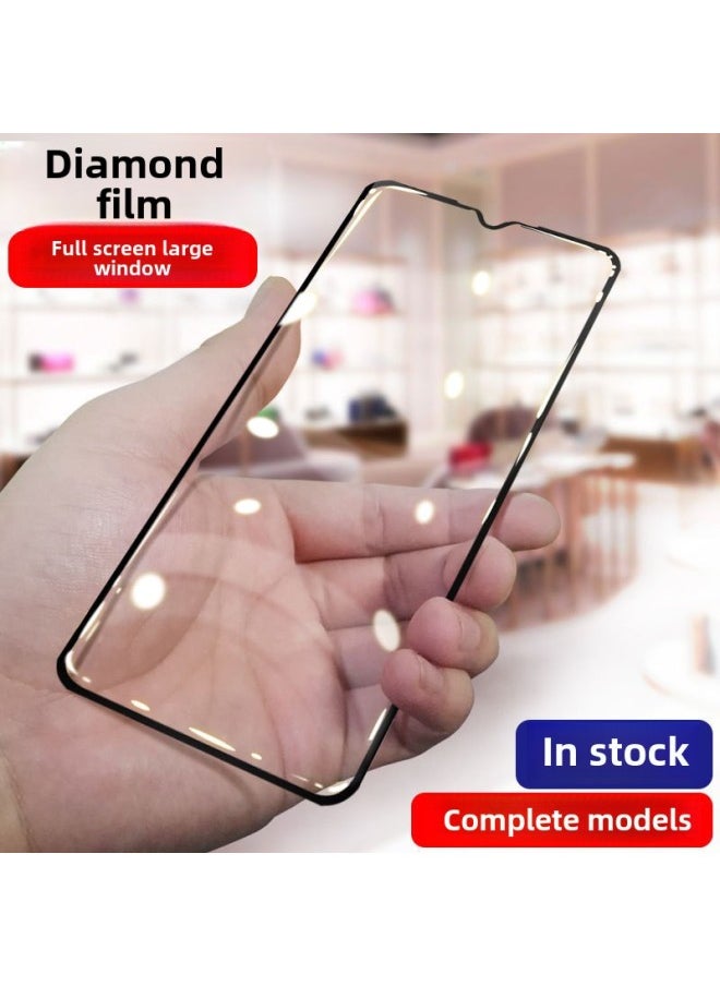 For Huawei Mate40 Tempered Film Mate30pro Full Screen Coverage 20x Full Mete10 Film Mask 20pro-Color:Thin Edge Large Window-blue Light-Size:Mate10
